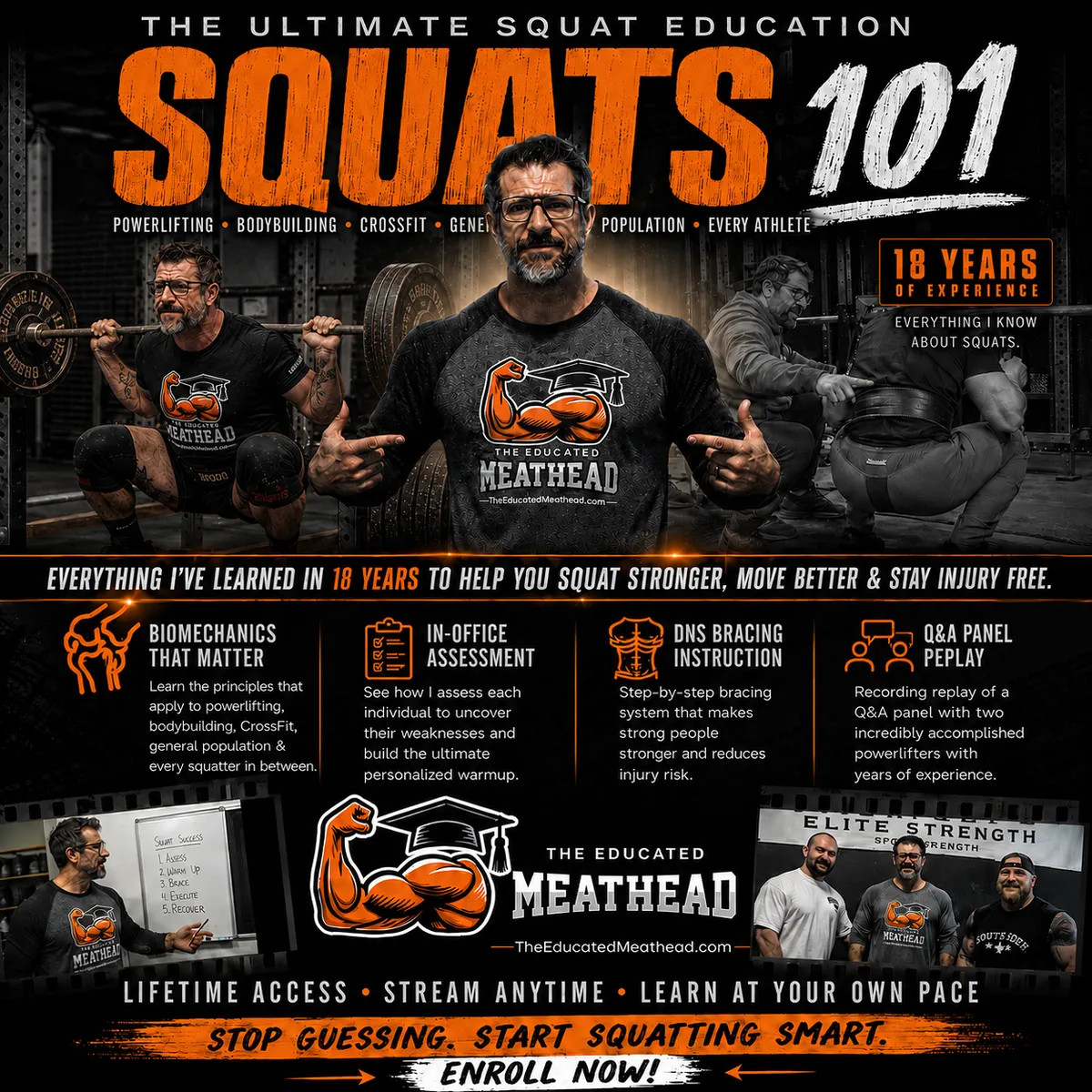 Squats 101 banner